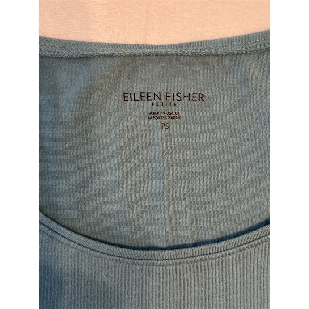 Eileen Fisher Tank Top Womens PS Organic Cotton Casual Summer Vacation USA - Picture 3 of 7